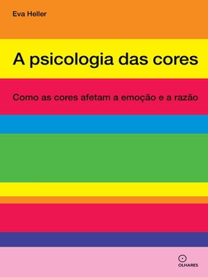 cover image of A Psicologia das cores